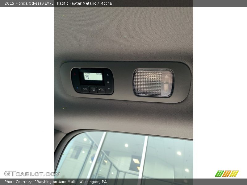 Pacific Pewter Metallic / Mocha 2019 Honda Odyssey EX-L
