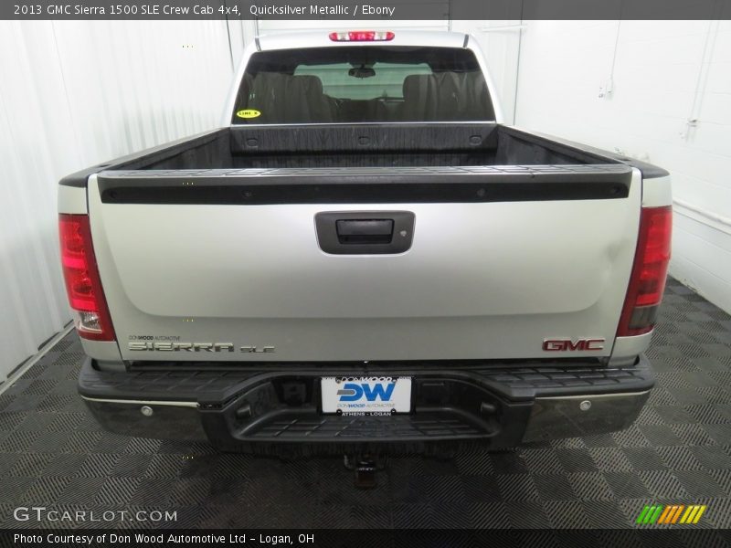 Quicksilver Metallic / Ebony 2013 GMC Sierra 1500 SLE Crew Cab 4x4