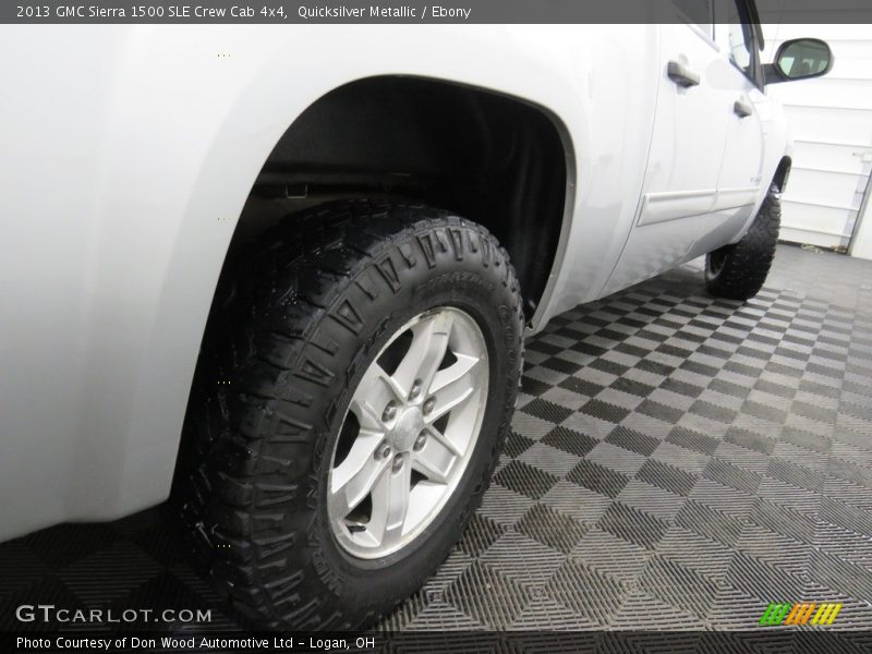 Quicksilver Metallic / Ebony 2013 GMC Sierra 1500 SLE Crew Cab 4x4