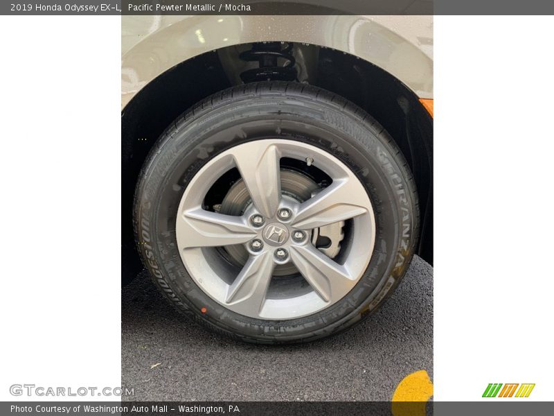 Pacific Pewter Metallic / Mocha 2019 Honda Odyssey EX-L