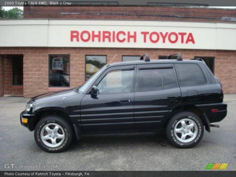 Black / Gray 2000 Toyota RAV4 4WD