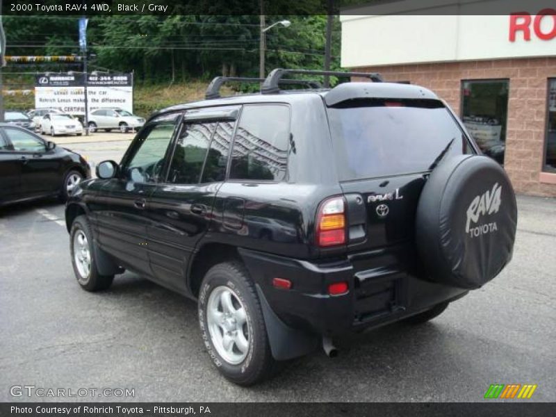 Black / Gray 2000 Toyota RAV4 4WD