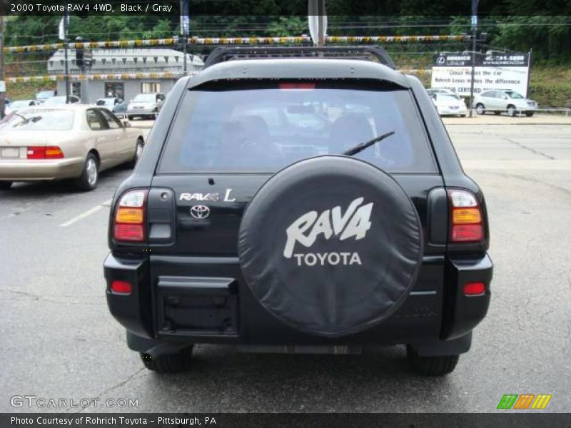 Black / Gray 2000 Toyota RAV4 4WD