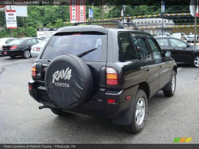 Black / Gray 2000 Toyota RAV4 4WD