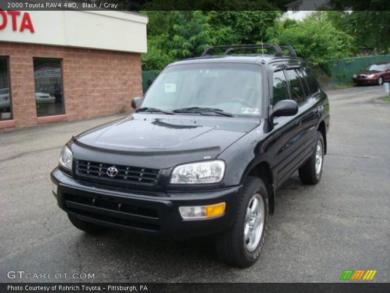 Black / Gray 2000 Toyota RAV4 4WD