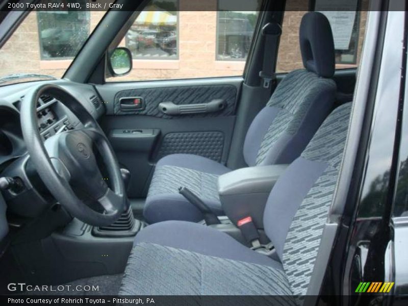 Black / Gray 2000 Toyota RAV4 4WD