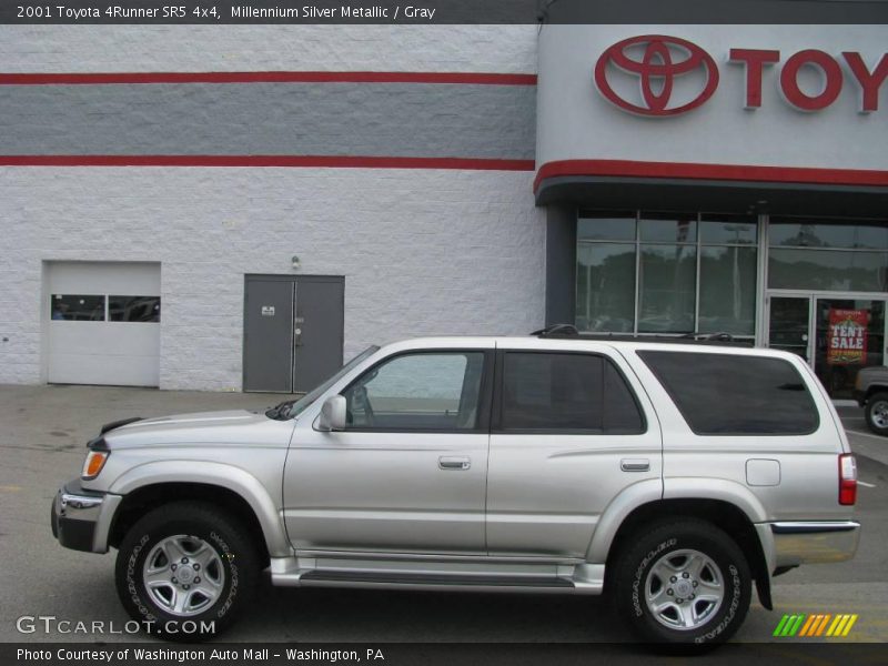 Millennium Silver Metallic / Gray 2001 Toyota 4Runner SR5 4x4