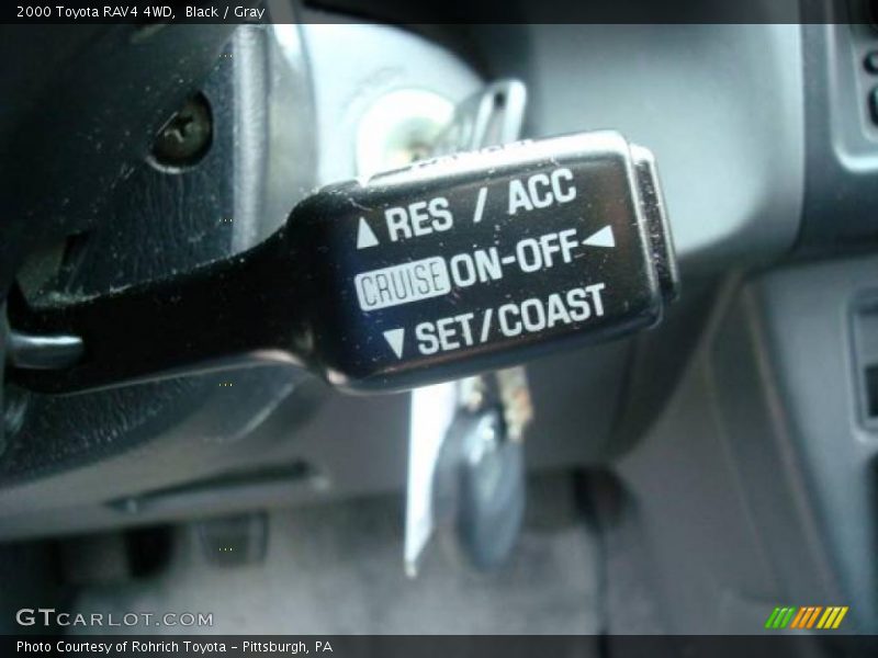 Black / Gray 2000 Toyota RAV4 4WD