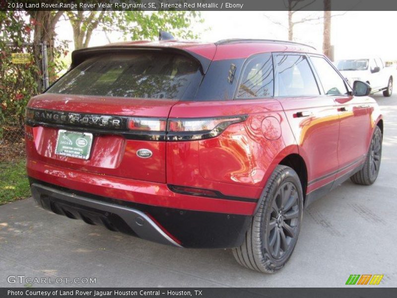 Firenze Red Metallic / Ebony 2019 Land Rover Range Rover Velar R-Dynamic SE