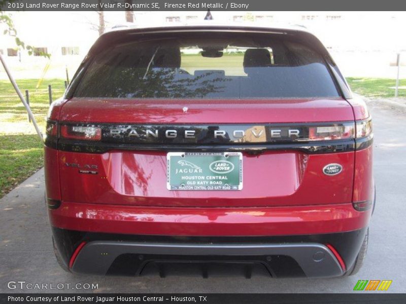 Firenze Red Metallic / Ebony 2019 Land Rover Range Rover Velar R-Dynamic SE