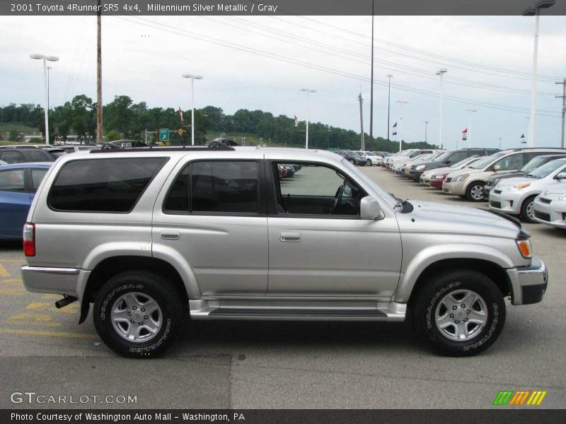 Millennium Silver Metallic / Gray 2001 Toyota 4Runner SR5 4x4