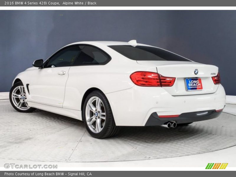Alpine White / Black 2016 BMW 4 Series 428i Coupe