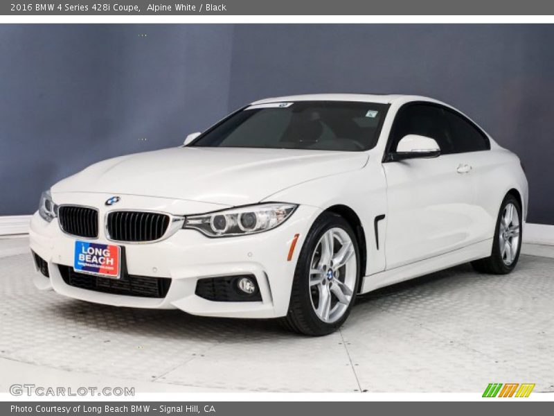 Alpine White / Black 2016 BMW 4 Series 428i Coupe