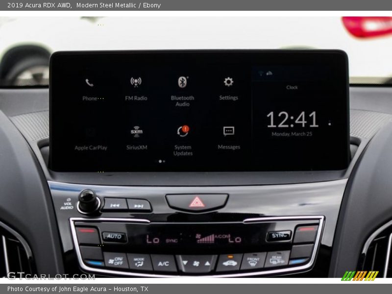 Controls of 2019 RDX AWD