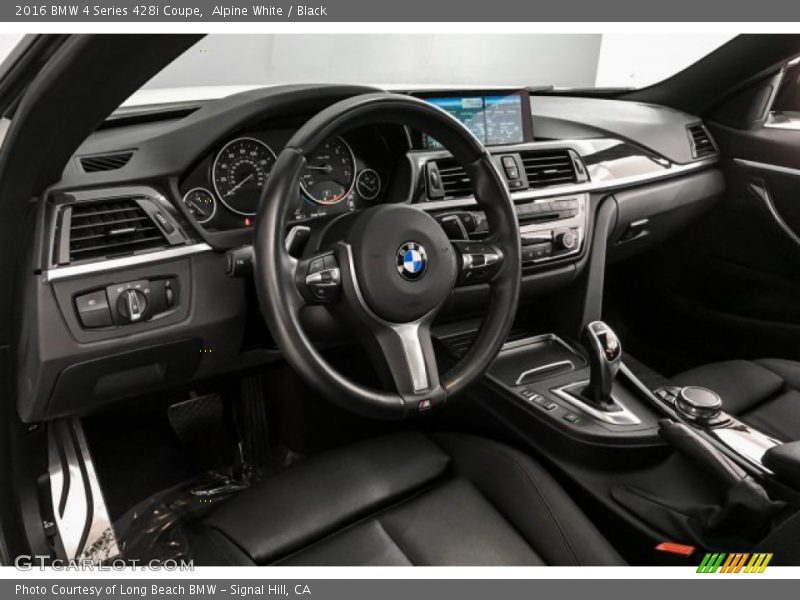 Alpine White / Black 2016 BMW 4 Series 428i Coupe