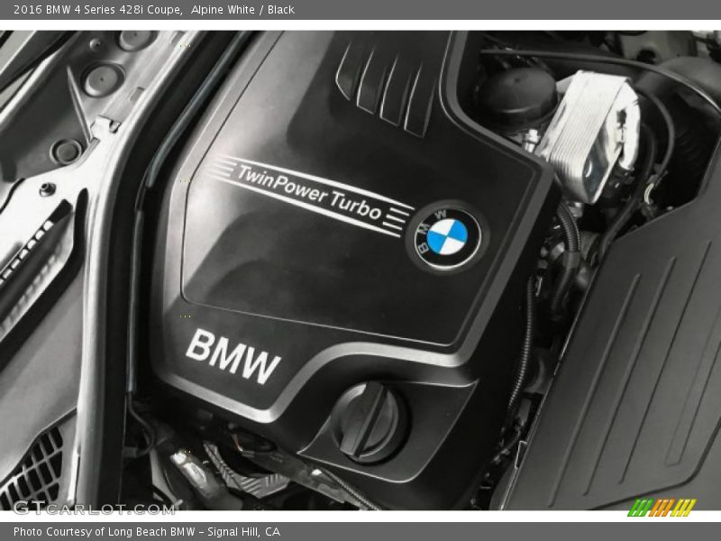 Alpine White / Black 2016 BMW 4 Series 428i Coupe