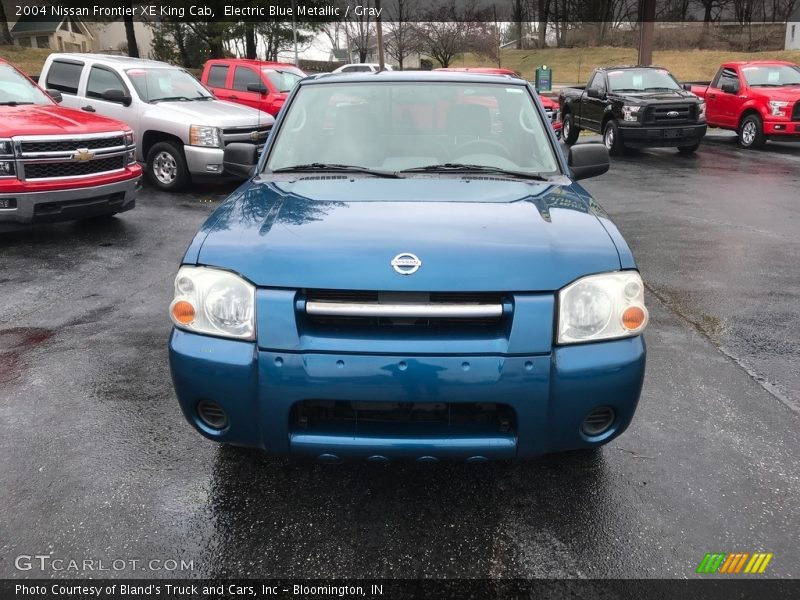 Electric Blue Metallic / Gray 2004 Nissan Frontier XE King Cab