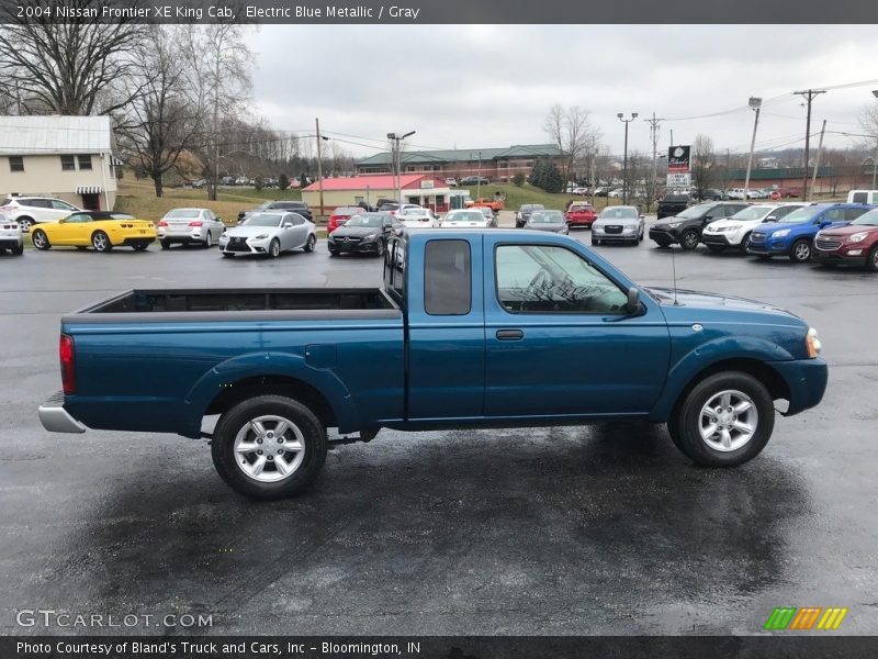 Electric Blue Metallic / Gray 2004 Nissan Frontier XE King Cab