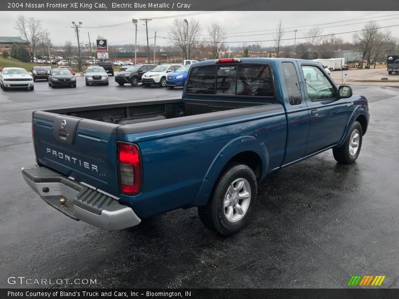 Electric Blue Metallic / Gray 2004 Nissan Frontier XE King Cab
