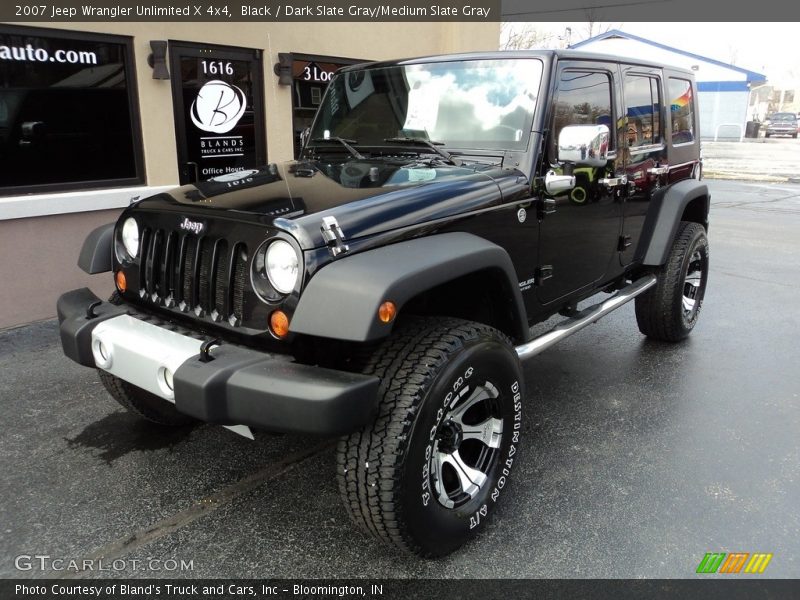 Black / Dark Slate Gray/Medium Slate Gray 2007 Jeep Wrangler Unlimited X 4x4
