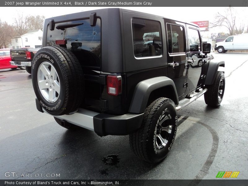 Black / Dark Slate Gray/Medium Slate Gray 2007 Jeep Wrangler Unlimited X 4x4