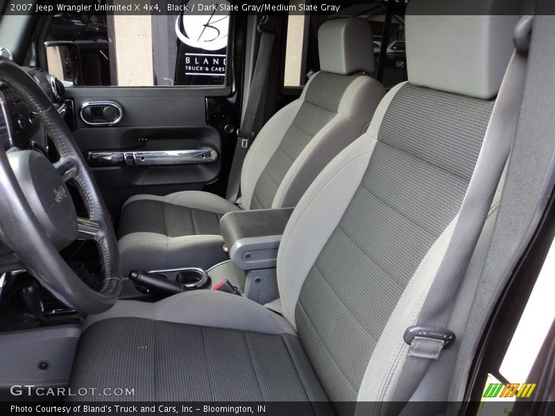 Black / Dark Slate Gray/Medium Slate Gray 2007 Jeep Wrangler Unlimited X 4x4