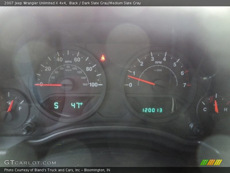 Black / Dark Slate Gray/Medium Slate Gray 2007 Jeep Wrangler Unlimited X 4x4