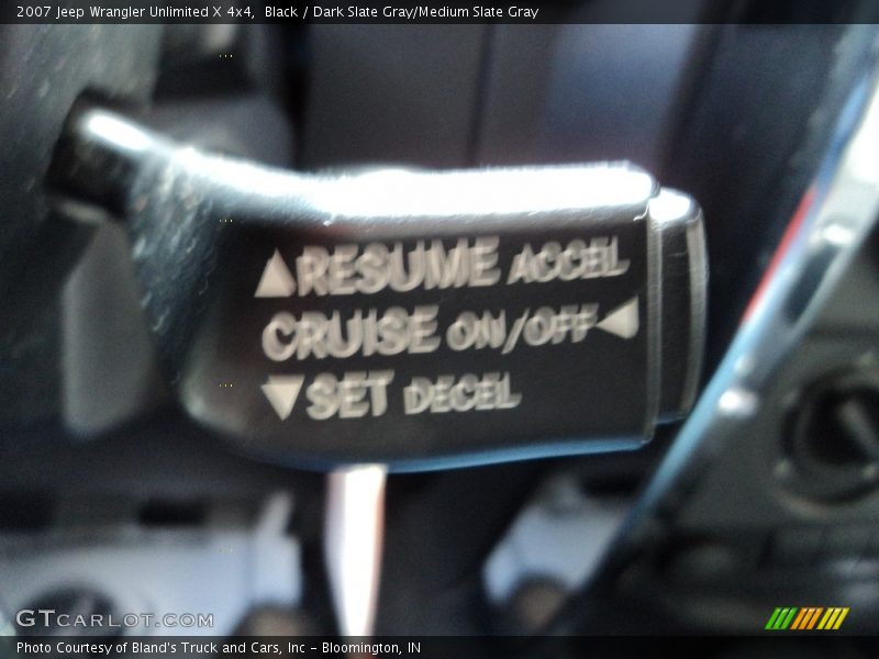 Black / Dark Slate Gray/Medium Slate Gray 2007 Jeep Wrangler Unlimited X 4x4