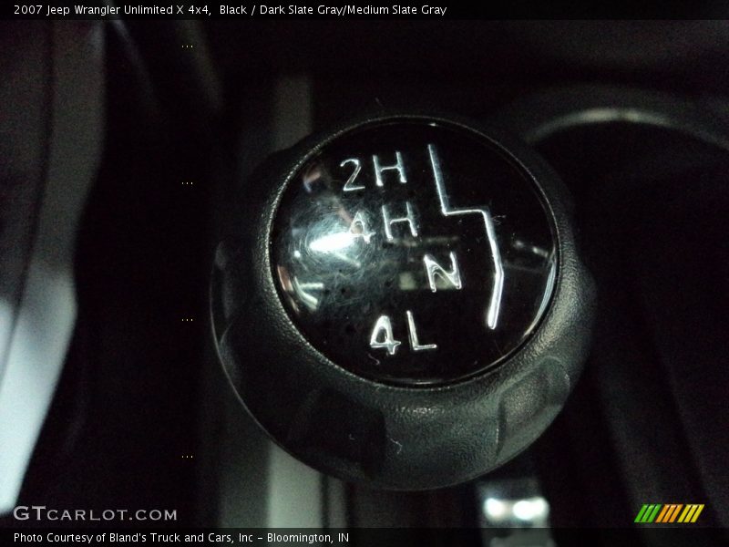 Black / Dark Slate Gray/Medium Slate Gray 2007 Jeep Wrangler Unlimited X 4x4
