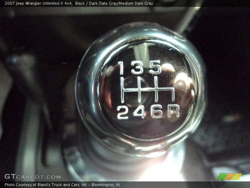 Black / Dark Slate Gray/Medium Slate Gray 2007 Jeep Wrangler Unlimited X 4x4