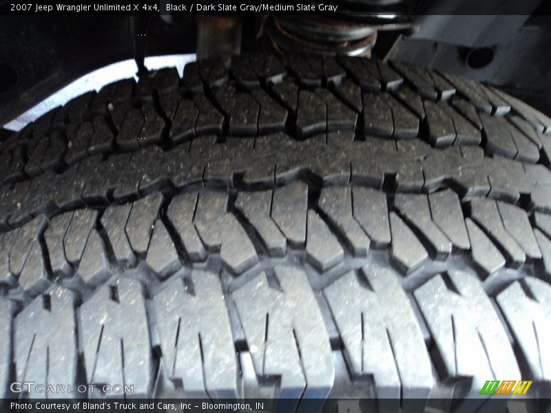 Black / Dark Slate Gray/Medium Slate Gray 2007 Jeep Wrangler Unlimited X 4x4