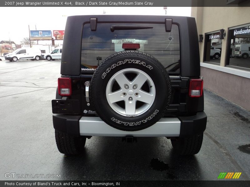 Black / Dark Slate Gray/Medium Slate Gray 2007 Jeep Wrangler Unlimited X 4x4