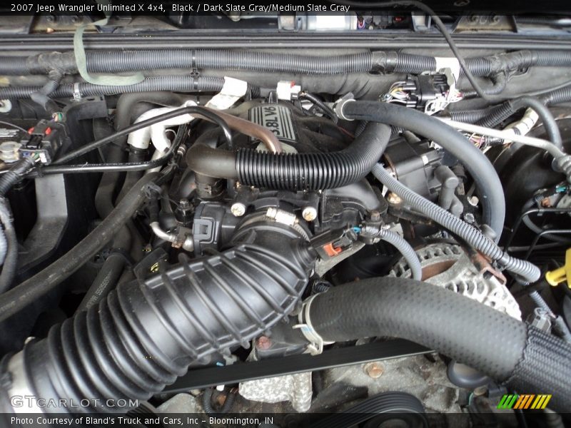 Black / Dark Slate Gray/Medium Slate Gray 2007 Jeep Wrangler Unlimited X 4x4