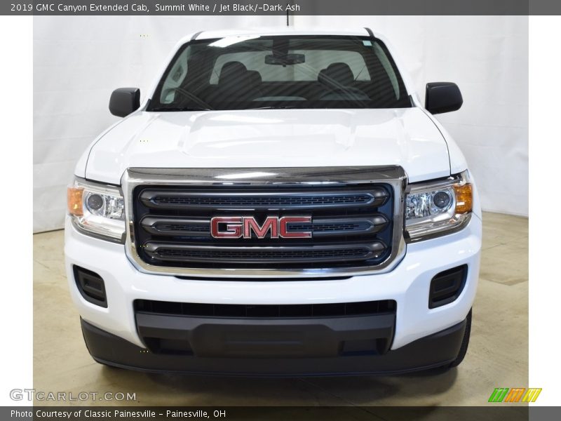 Summit White / Jet Black/­Dark Ash 2019 GMC Canyon Extended Cab