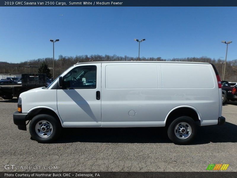 Summit White / Medium Pewter 2019 GMC Savana Van 2500 Cargo