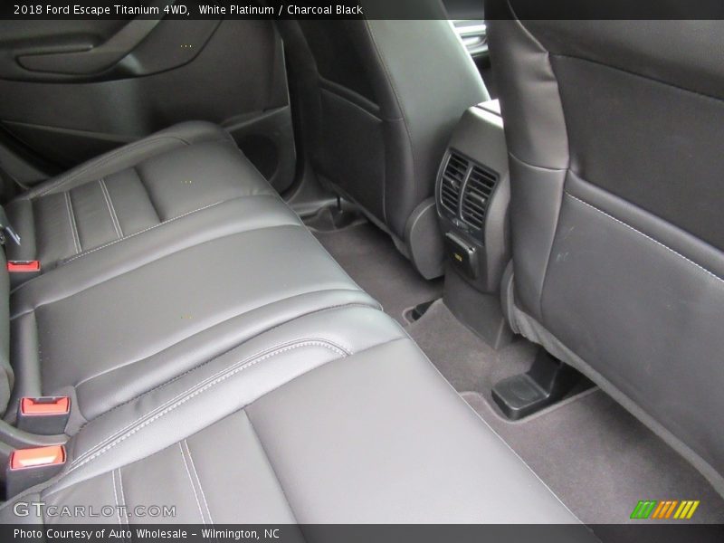White Platinum / Charcoal Black 2018 Ford Escape Titanium 4WD