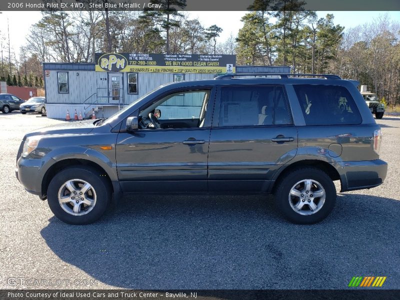 Steel Blue Metallic / Gray 2006 Honda Pilot EX 4WD