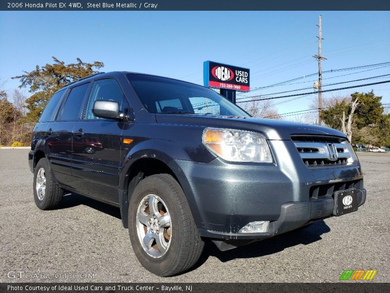 Steel Blue Metallic / Gray 2006 Honda Pilot EX 4WD