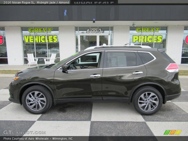 Midnight Jade / Almond 2016 Nissan Rogue SL