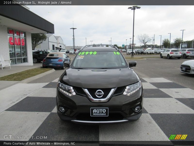 Midnight Jade / Almond 2016 Nissan Rogue SL
