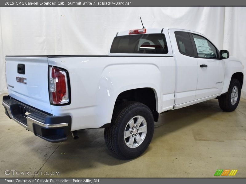 Summit White / Jet Black/­Dark Ash 2019 GMC Canyon Extended Cab