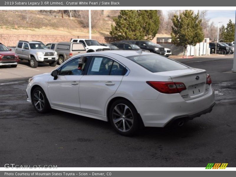 Crystal White Pearl / Slate Black 2019 Subaru Legacy 3.6R Limited