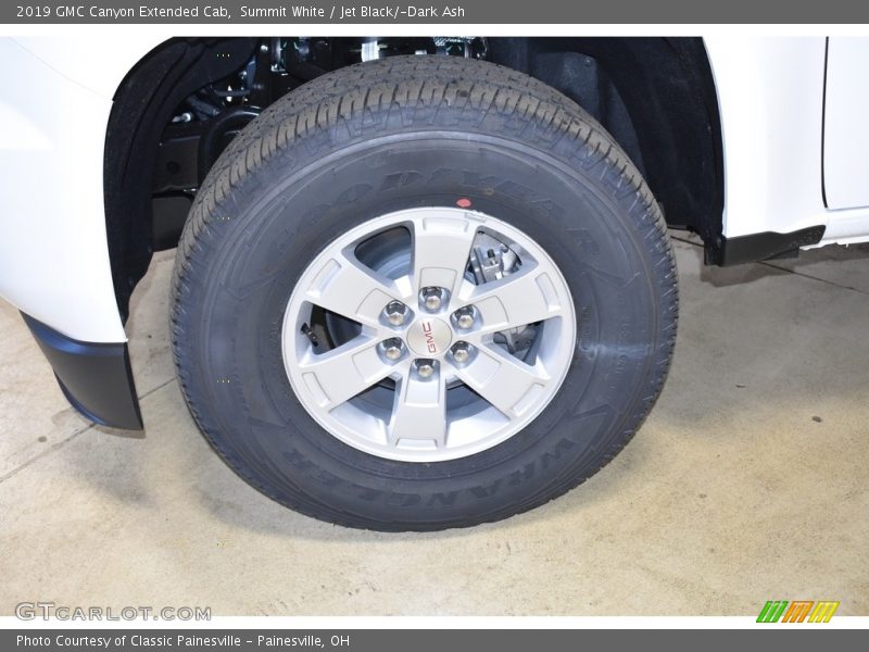 Summit White / Jet Black/­Dark Ash 2019 GMC Canyon Extended Cab