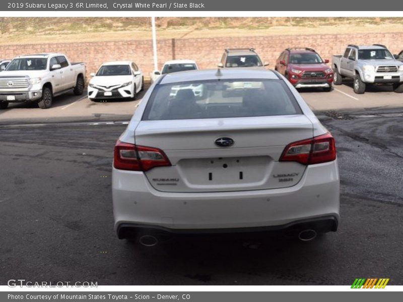 Crystal White Pearl / Slate Black 2019 Subaru Legacy 3.6R Limited