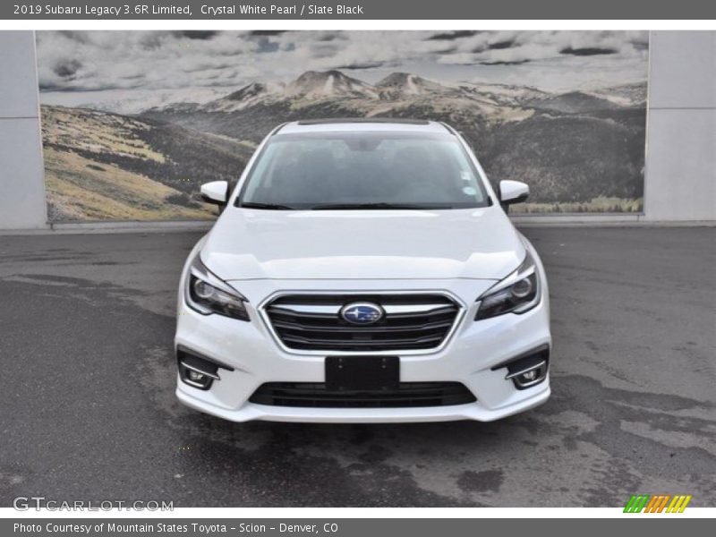 Crystal White Pearl / Slate Black 2019 Subaru Legacy 3.6R Limited