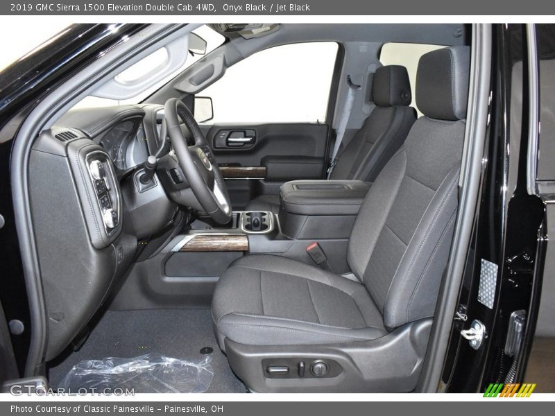  2019 Sierra 1500 Elevation Double Cab 4WD Jet Black Interior