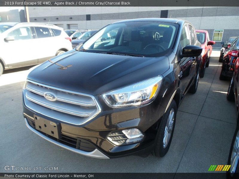 Agate Black / Chromite Gray/Charcoal Black 2019 Ford Escape SE 4WD