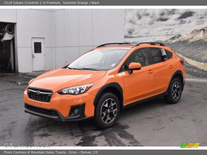 Sunshine Orange / Black 2018 Subaru Crosstrek 2.0i Premium