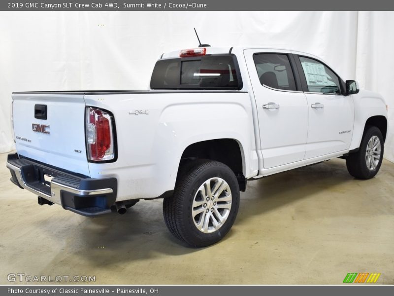 Summit White / Cocoa/­Dune 2019 GMC Canyon SLT Crew Cab 4WD