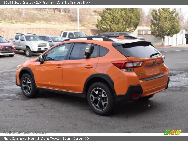 Sunshine Orange / Black 2018 Subaru Crosstrek 2.0i Premium